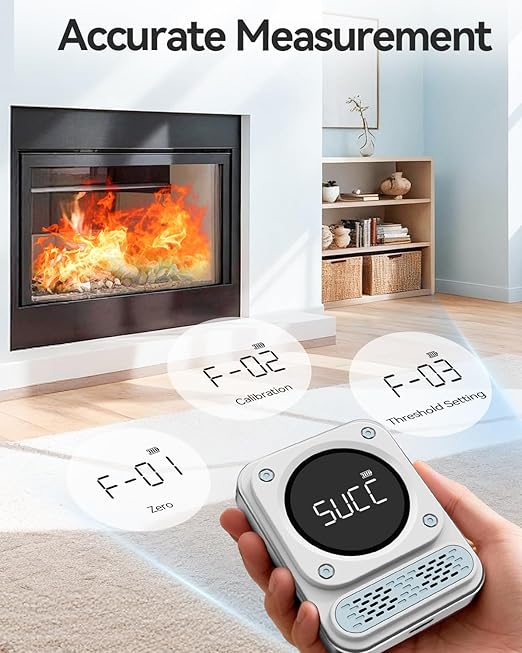 3-in-1 Carbon Monoxide Detector, 0-1000ppm CO Meter - Image 7