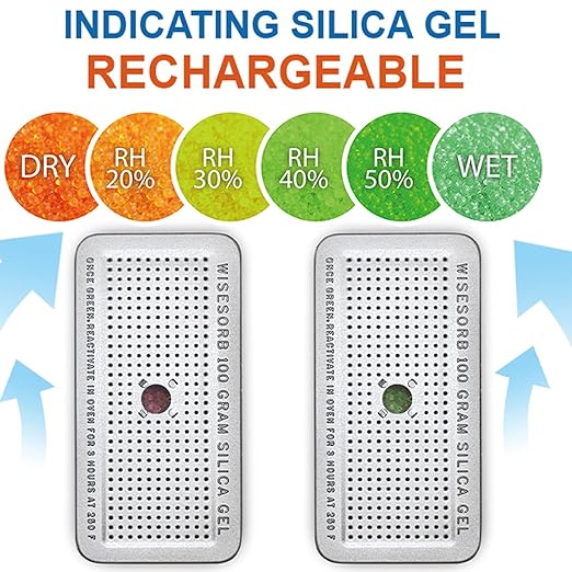 100 Gram 20 Pack Indicating Silica Gel Canister, Gun Safe Dehumidifier - Image 3