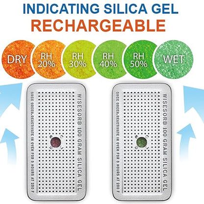 100 Gram 20 Pack Indicating Silica Gel Canister, Gun Safe Dehumidifier - Image 3