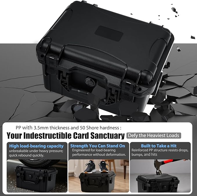 QINGUANG Graded Card Storage Box, Trading Card Case - Image 3
