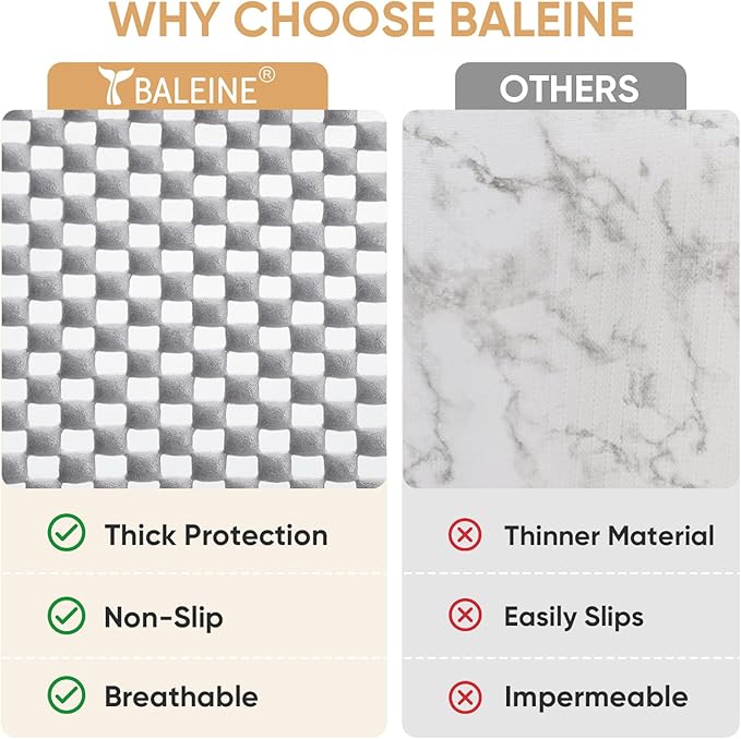 BALEINE Cabinet Liner, 12 in x 20 Ft Drawer and Shelf Liner - Image 5