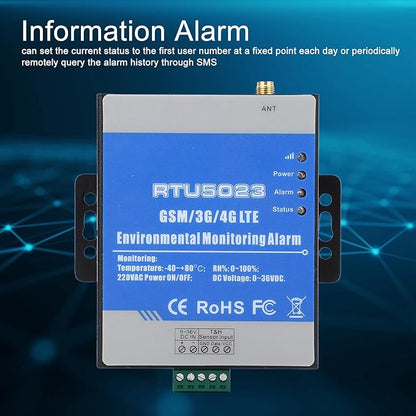 RTU5023 Wireless Temperature Humidity GSM Alarm Monitor - Image 2