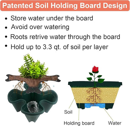 DUNCHATY Stackable Vertical Garden Planter - Image 5