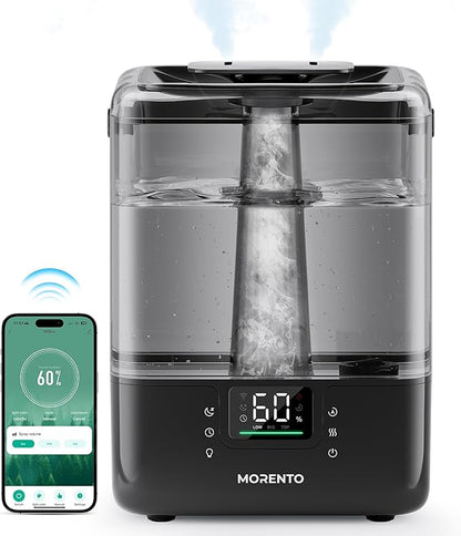 Smart Humidifiers for Bedroom Large Room Home, 6L Cool Mist Top Fill Humidifier by Unknown