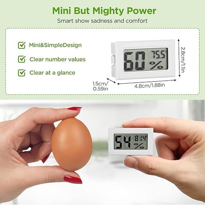 12 Pack Mini Hygrometer Digital Electronic Temperature Humidity Meters Gauge - Image 4