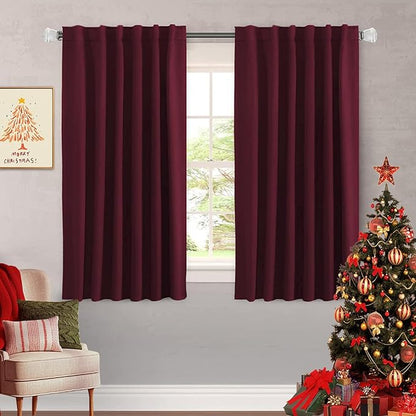 H.VERSAILTEX Christmas Blackout Curtains Thermal Insulated Window Treatment - Image 9