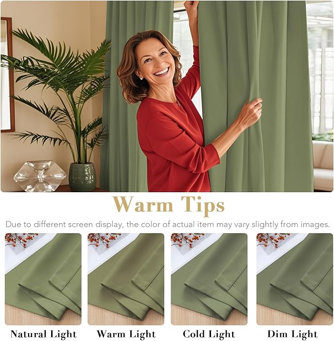 H.VERSAILTEX Blackout Curtains for Living Room Thermal Insulated Window - Image 6