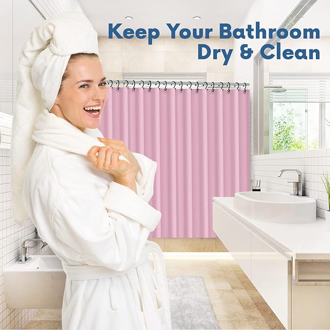 Premium Shower Curtain Liner, 6G PEVA Shower Curtain - Image 7