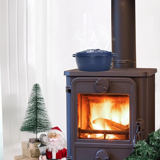G Good Gain Wood Stove Steamer, Fireplace Humidifier, Cast Iron Humidifier - Image 2