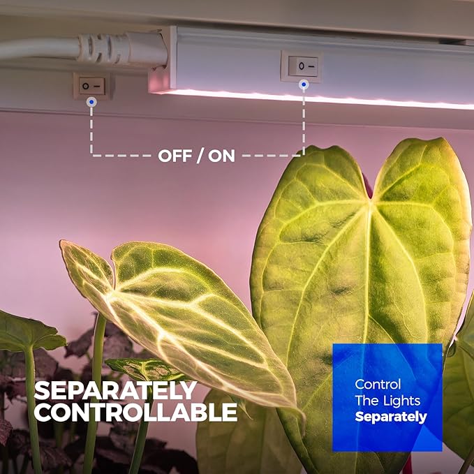 Barrina Grow Light for Indoor Plants, Full Spectrum Sunlight, 1ft Grow Lamp - Image 4
