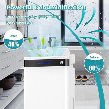COSTWAY 4, 500 Sq. Ft Dehumidifier - Image 8