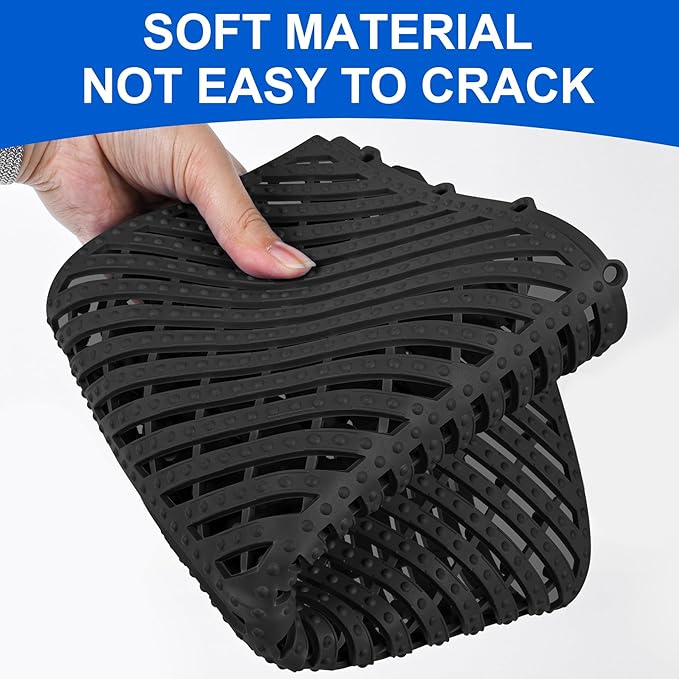 MYFAMIREA Modular Interlocking Cushion 12 Pack 11.8" x 11.8" Rubber Floor Tiles - Image 3