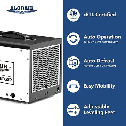 ALORAIR Crawl Space Dehumidifier, 120 PPD Crawlspace Dehumidifiers - Image 5