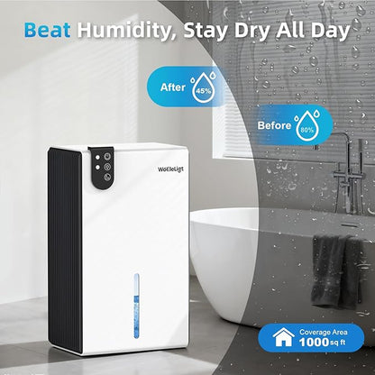 Dehumidifier for Home Small Dehumidifiers for Basement, Auto Shut-Off, Sleep - Image 4