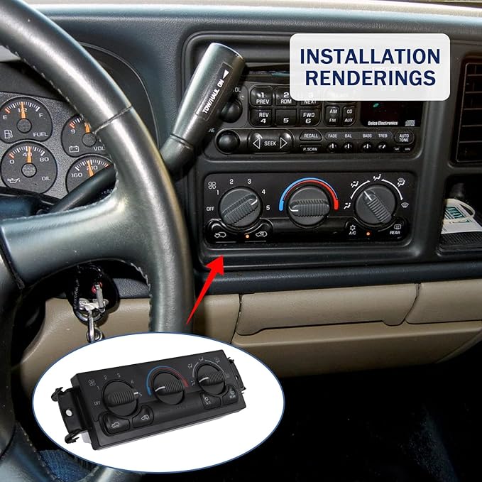 Front A/C Heater Climate Control Module Compatible - Image 4
