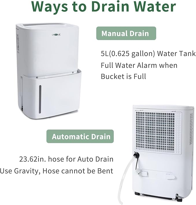 Uhome 120 Pints Dehumidifier - Image 3