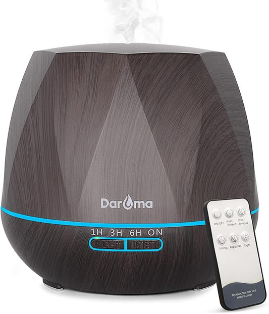 550ml Essential Oil Diffuser, DAROMA Upgraded Remote Control 6 in 1 by DaromaLife