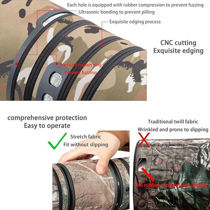 Lens Cover for Fujinon XF 150-600mm OIS WR Camouflage Camera Lens Protection - Image 4