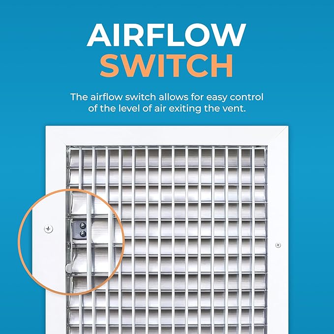 Aluminum 12 x 12 Inch Air Vent Covers Wall AC Grille – Premium Register Vent - Image 4