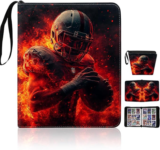 Football Card Binder, 2025 Sports Trading Card by PEPOYO+AI