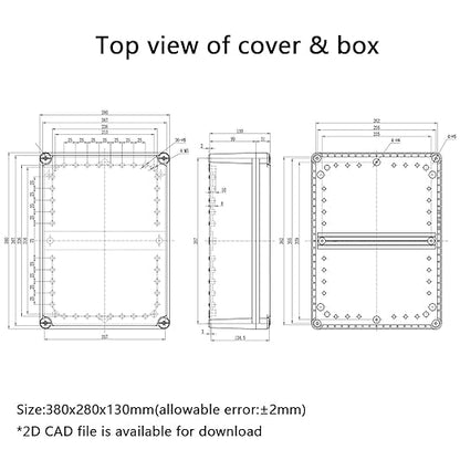Junction Box，15"x 11"x 5.1" Outdoor Electrical Box - Image 8