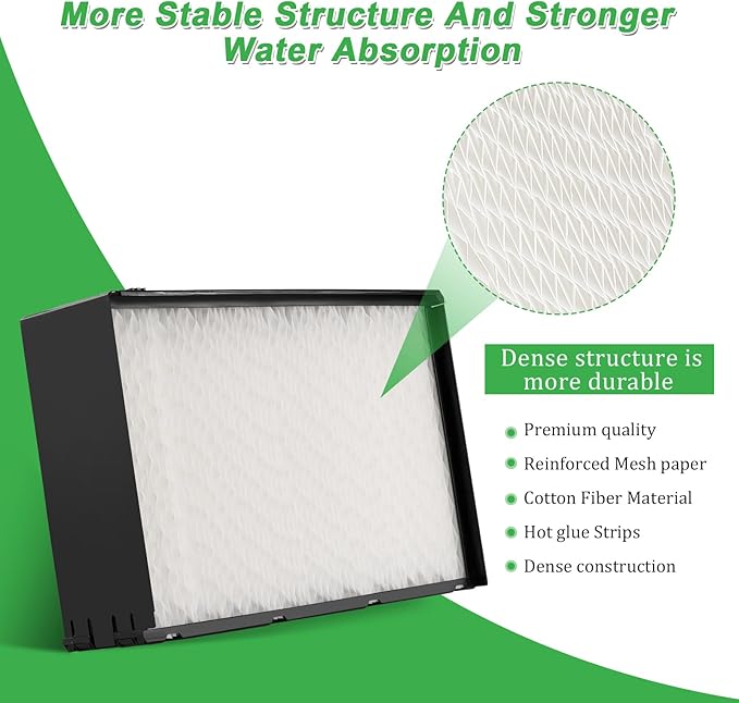 2 Pack 1045 Super Wick Humidifier Filter Replacement Compatible - Image 3