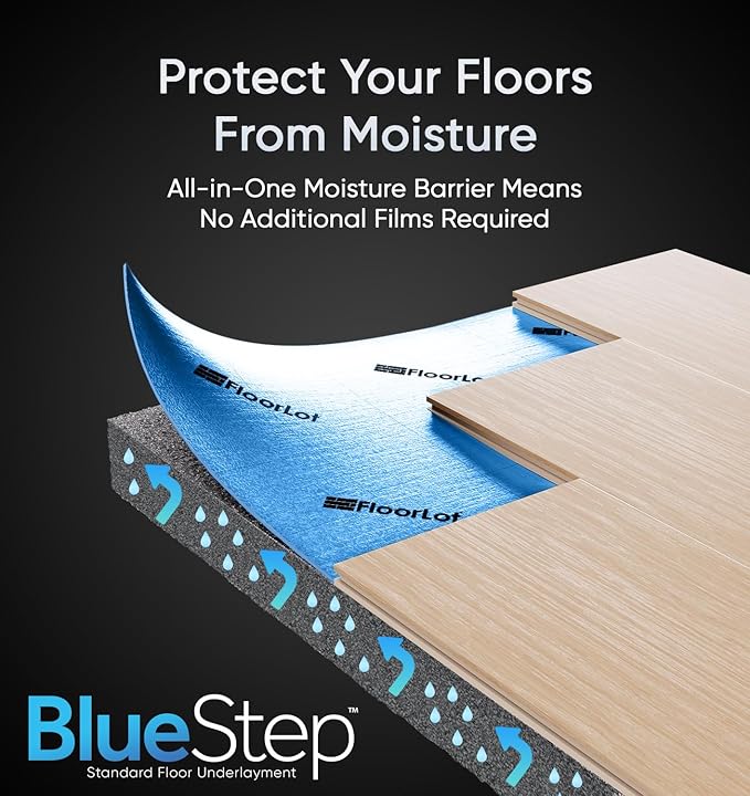 BlueStep Underlayment with Moisture Barrier - Image 2