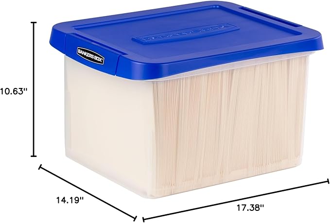 Bankers Box Heavy Duty Plastic File Box - Image 8