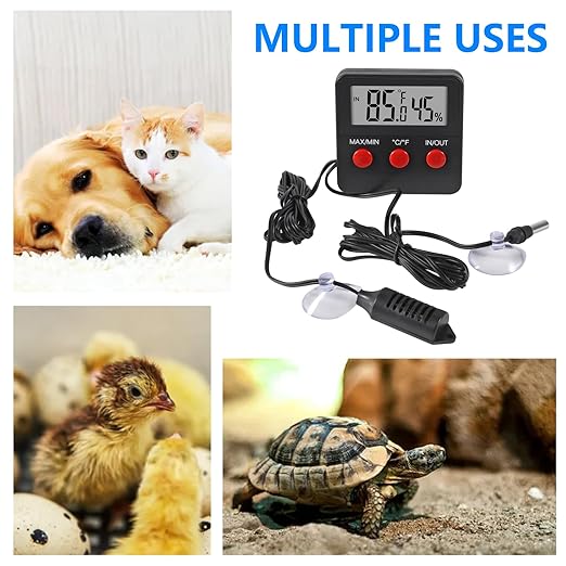 3Pcs Digital Thermometer and Humidity Thermometers Indoor and Outdoor Digital - Image 6
