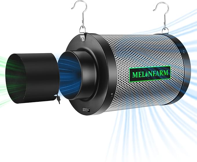 MELONFARM 4 Inch Air Carbon Filter Smelliness Control by MELONFARM