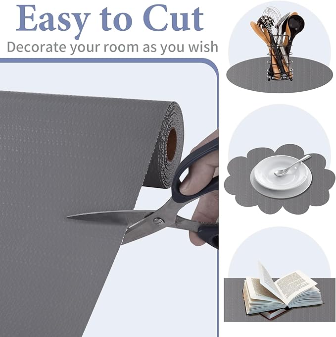 Drawer and Shelf Liner for Kitchen Cabinet: 23in X 20 Ft Non Slip Waterproof - Image 4