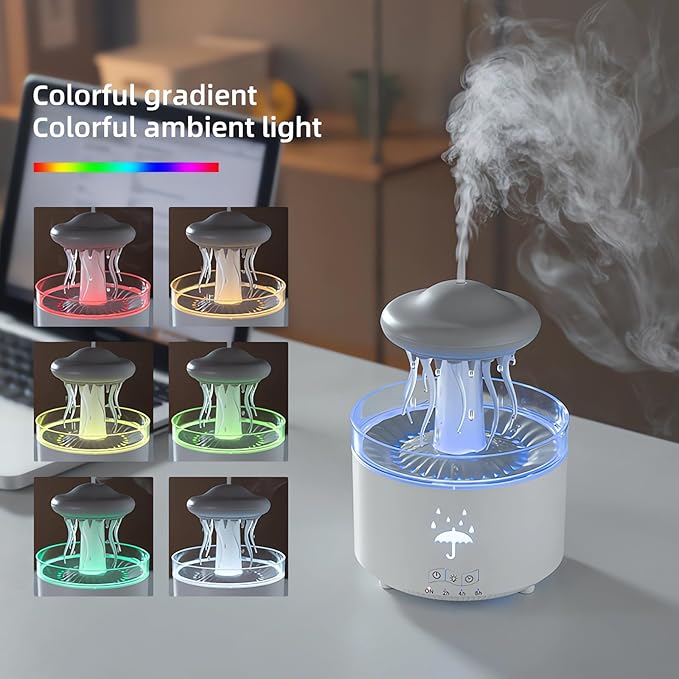 Humidifier for Bedroom, Rotating Umbrella Diffuser - Image 3