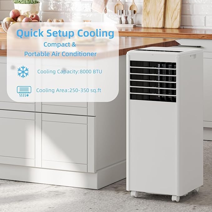 8000 BTUs Portable Air Conditioner - Image 7
