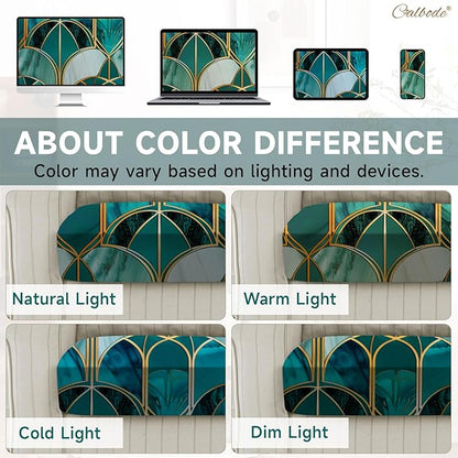 12Pcs Stretch Patio Cushion Cover, Art Deco Geometric Pattern Couch & Sofa - Image 6