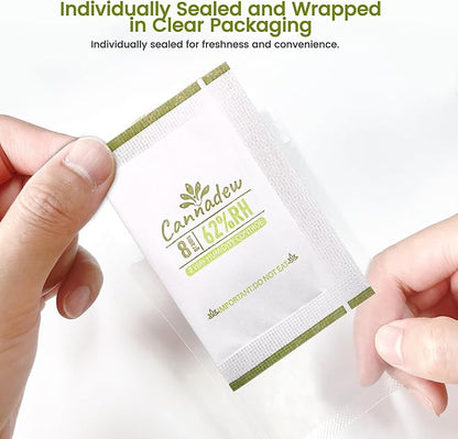 62% RH, 8g Cannadew Humidity Packs Two-Way Humidity Control Pack - Image 5