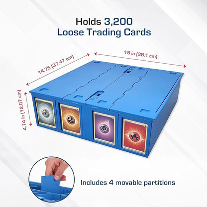 BCW Collectible Card Bin | Holds 3200 Cards Each | Includes 4 Dividers Per Bin - Image 3