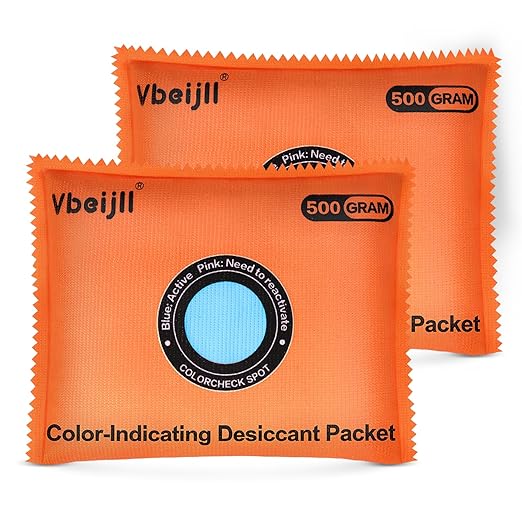 500 Gram Color-Indicating Desiccant Packs by Vbeijll