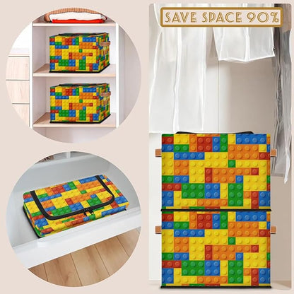 Storage Bin, Collapsible Fabric Storage Boxes - Image 7