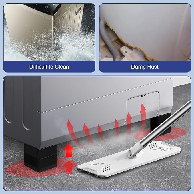 4Pcs Anti Vibration Pads for Washing Machine, Stops Washer Dryer Moving - Image 4