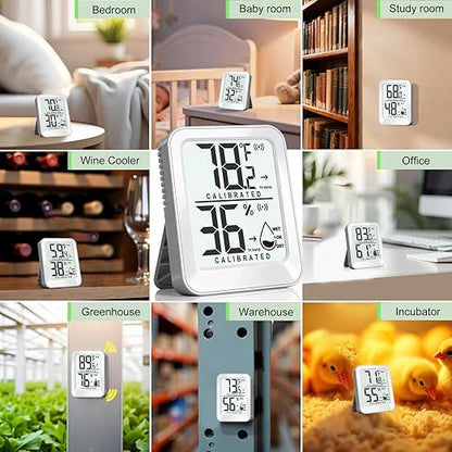 3 Pack Room Thermometer Indoor Hygrometer - Image 5