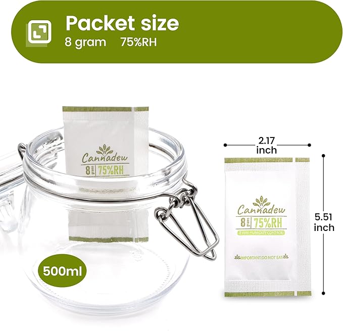 75% RH Cannadew Two-Way Humidity Control Pack 8g – Moisture Absorbers & - Image 3