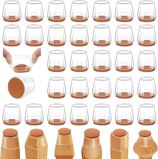 36Pcs Silicone Chair Leg Floor Protectors, Floor Protectors by Joeyrras