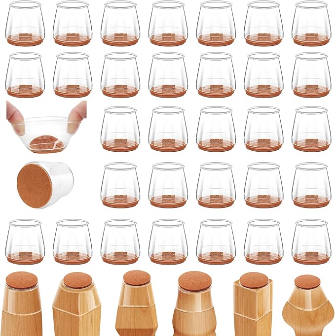 36Pcs Silicone Chair Leg Floor Protectors, Floor Protectors by Joeyrras