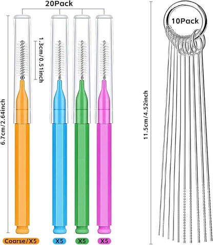 Shower Head Cleaner Tool Set, Picks Fitting Nozzle Unclogger - Image 8