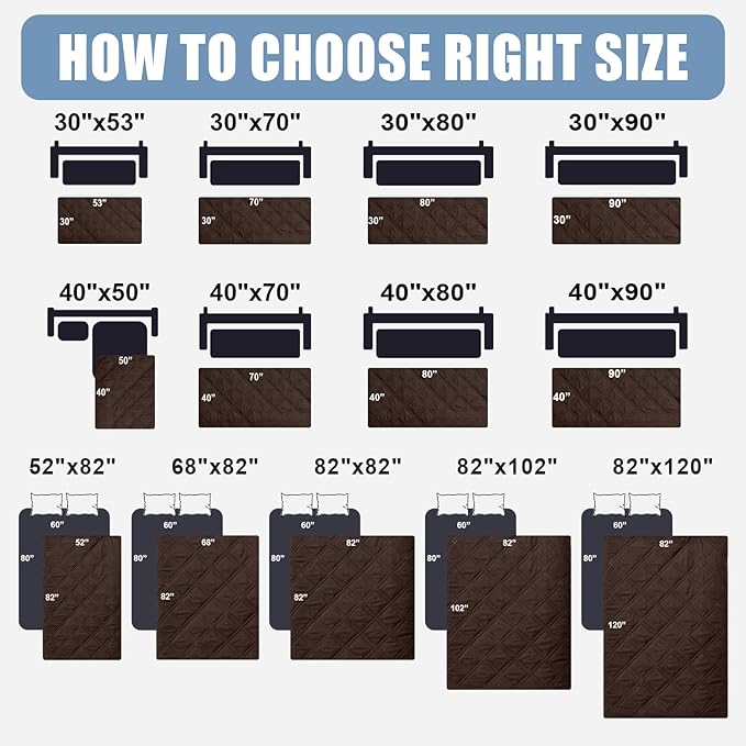Smiry Waterproof Dog Bed Cover Pet Blanket, Soft Washable Dog Blanket - Image 6