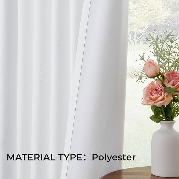 INOVADAY Thermal Sliding Door Curtains 100% Blackout Curtains - Image 5