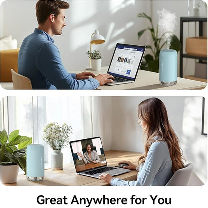 Portable Mini Humidifier, KQLKJ 350ml Small Cool Mist Humidifier, USB Personal - Image 6
