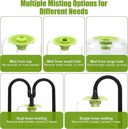 Terrarium Humidifier 2.5L – Top-Fill Ultrasonic Reptile Mister System, - Image 6