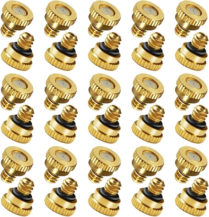KUWAN 30pcs Brass Misting Nozzles by KUWAN