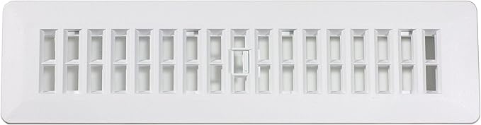 Decor Grates PL212-WH 2-Inch by 12-Inch Plastic Floor Register - Image 4